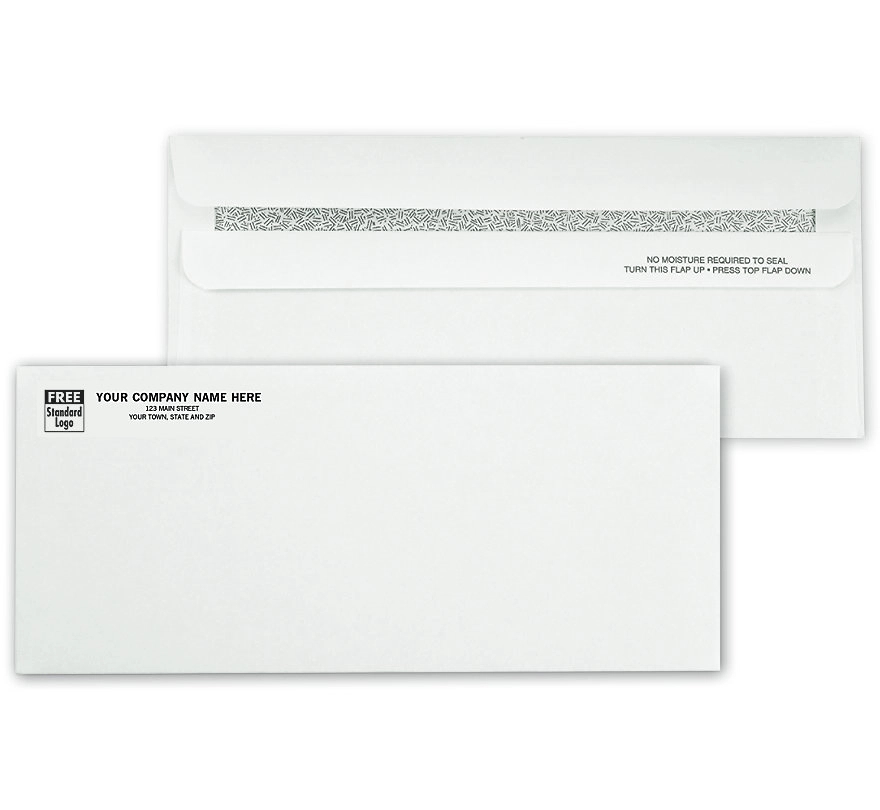 Envelopes, Number 10 confidential, self-seal, white 1