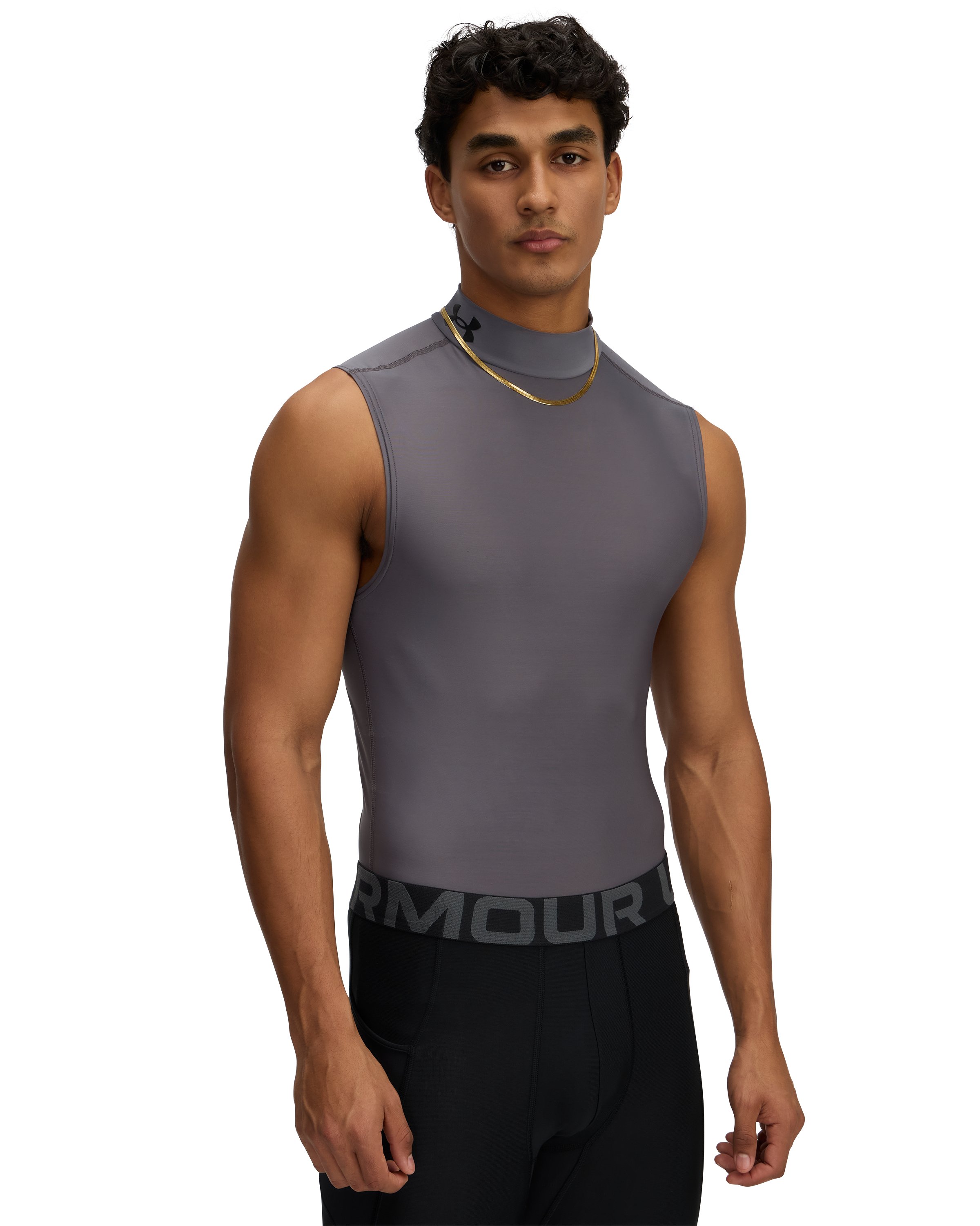 HeatGear OG Men's Sleeveless Mock 3