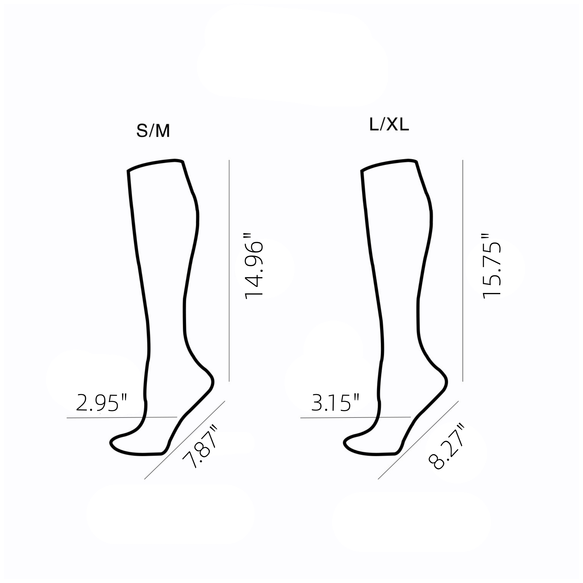 Christmas Knit Compression Socks Over The Knee High 3