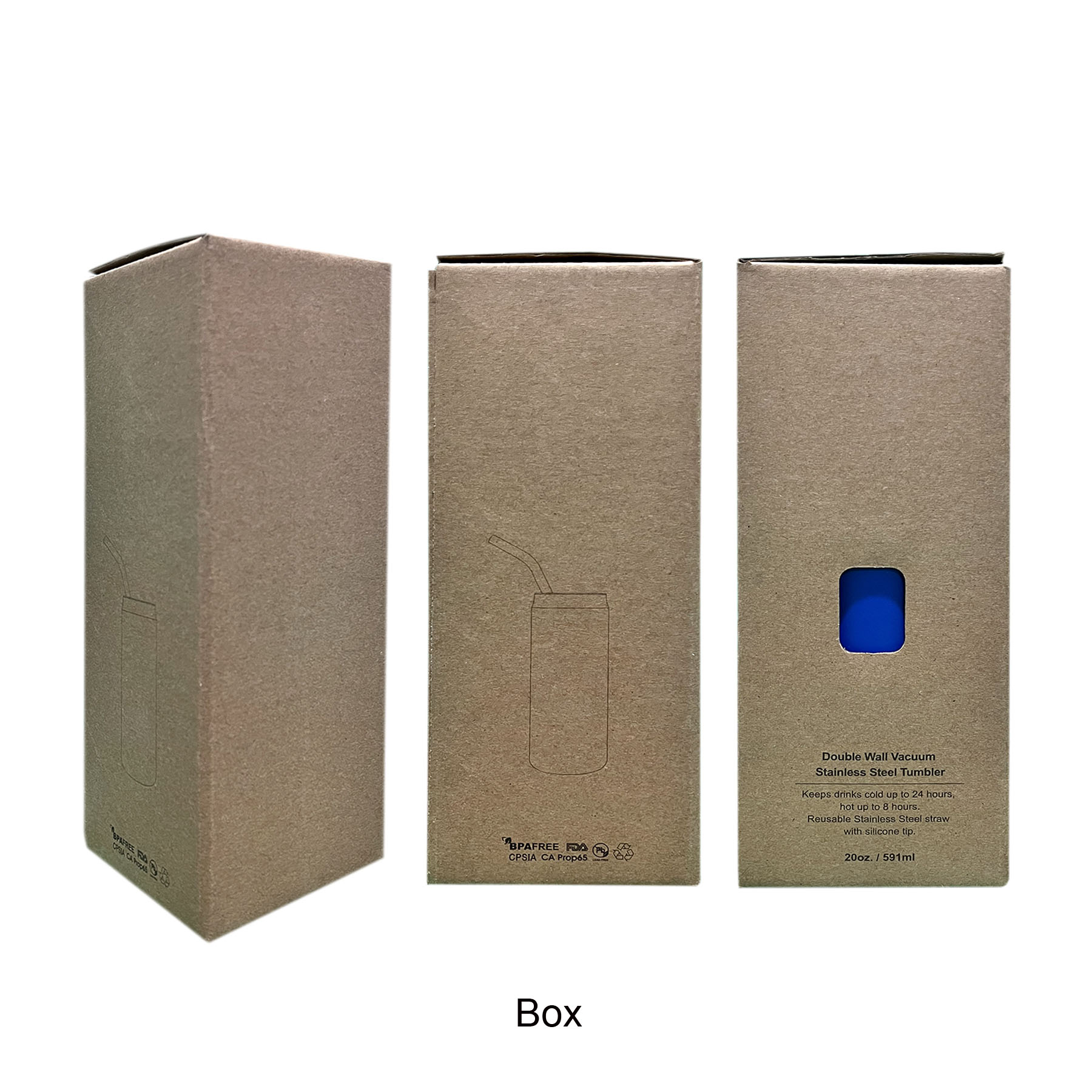 20 OZ. Vacuum Tumbler With Straw 5