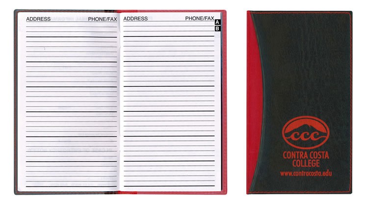 Soft Cover 2 Tone Vinyl Geneva Series Address Book 4