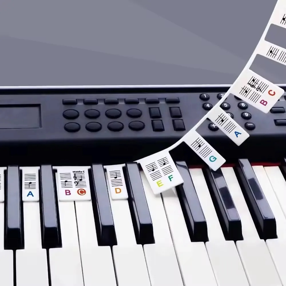88 Keys Piano Keyboard Stickers 5
