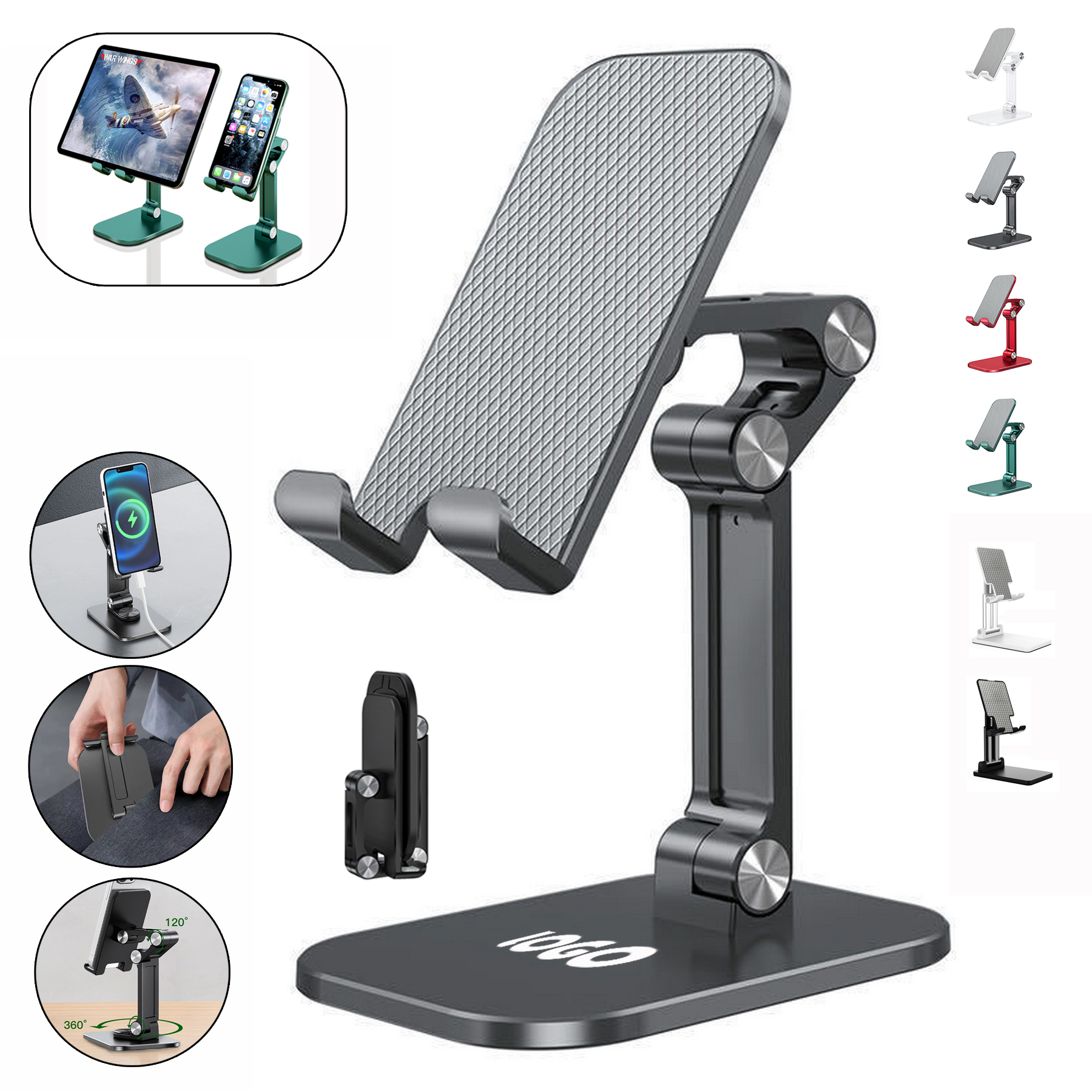 Adjustable Angle Height Phone Holder 2
