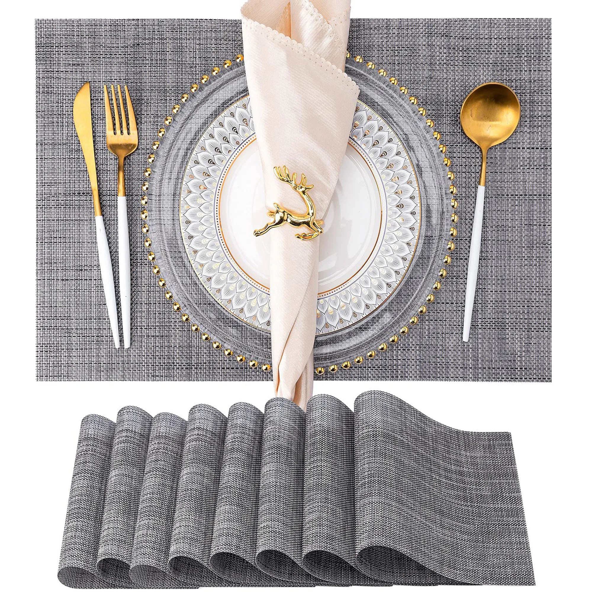 Washable Family Restaurant PVC Placemat 6