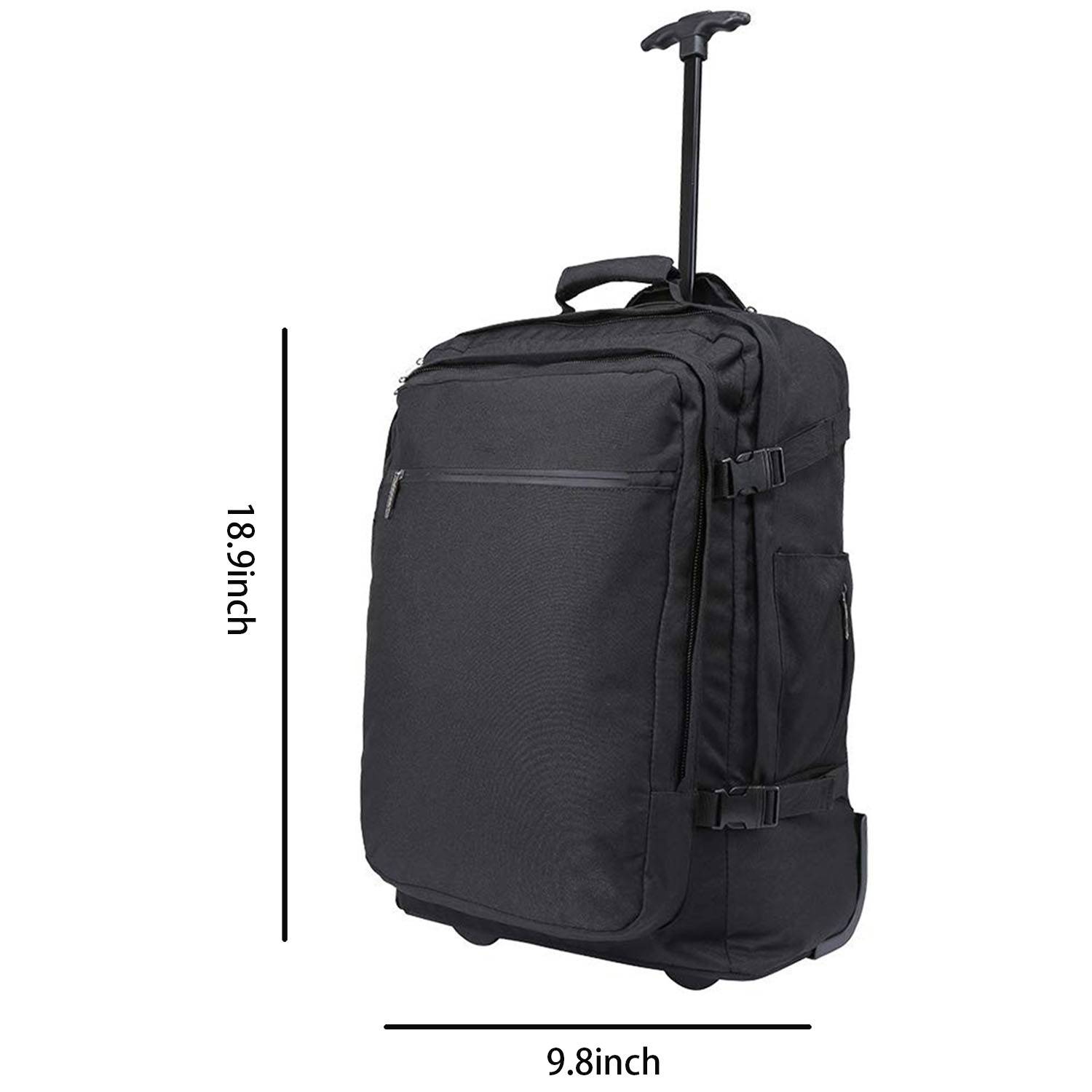 Nylon Men's Hand-Carried Trolley Business Backpack 4