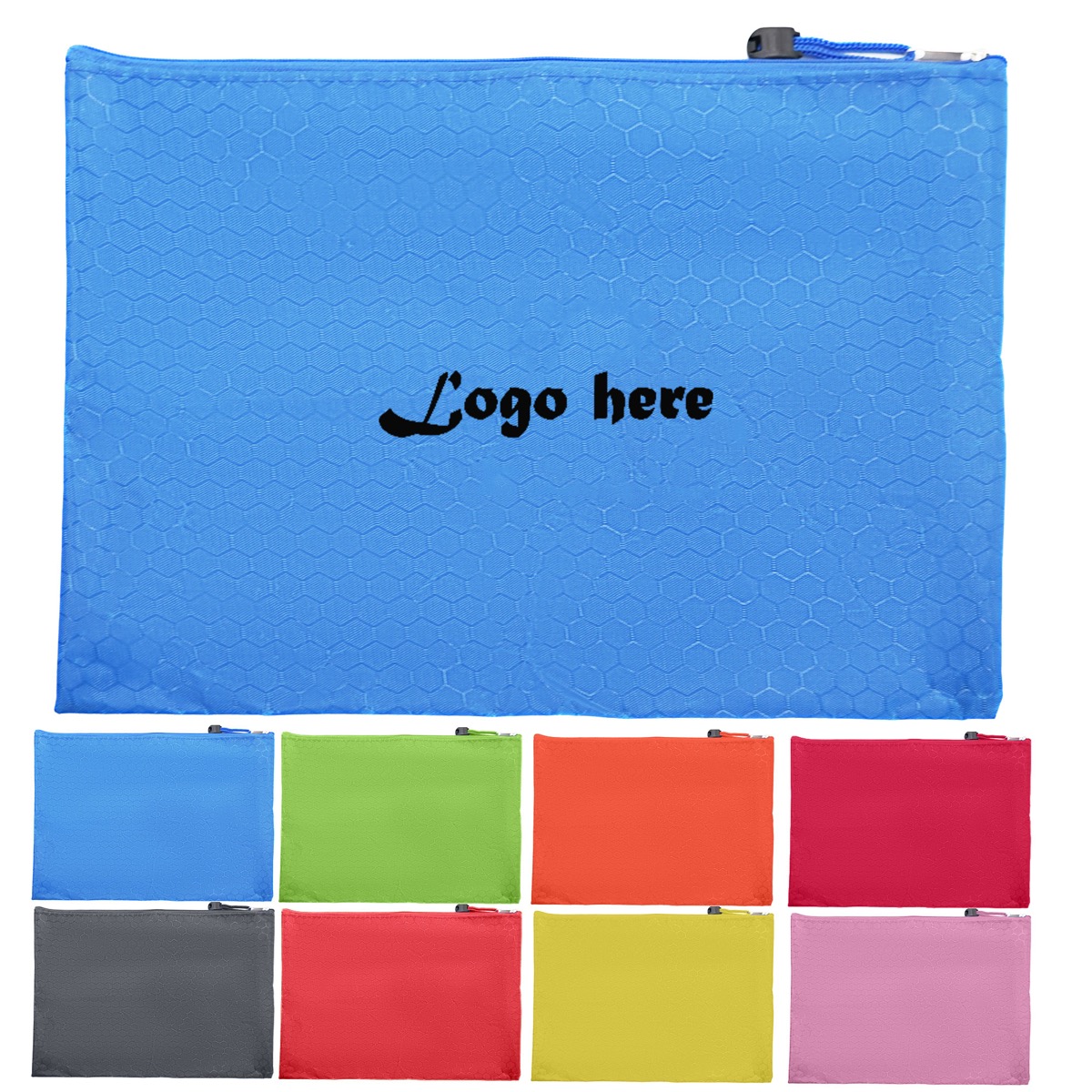 A4 Waterproof Zipper Documents Pouch Stationery Bag 4