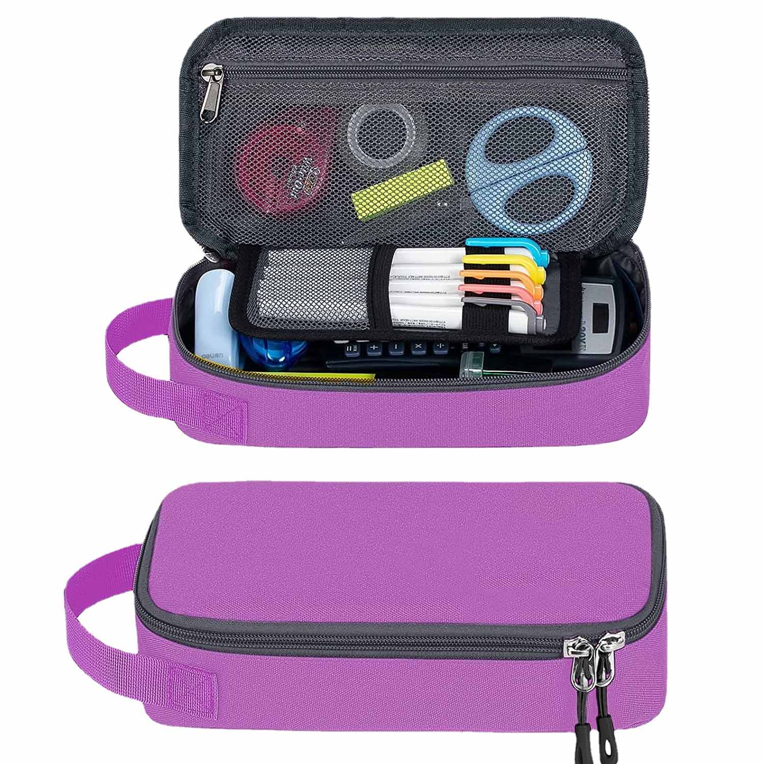 Large capacity pencil case portable office storage bag 6