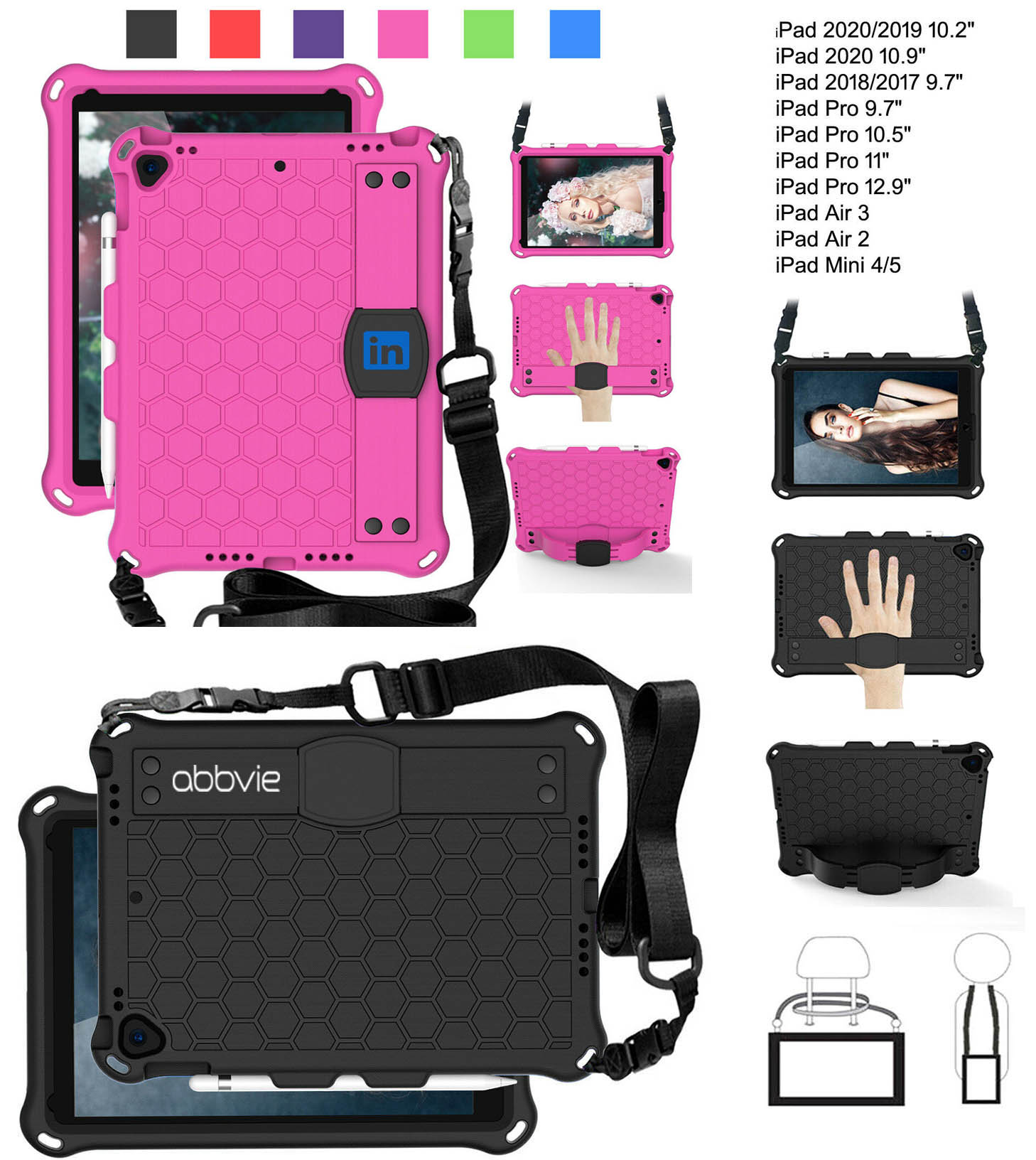 iBank ® iPad 10.2" Shockproof Case compatible with 9th/8th/7th 2021-2019 1