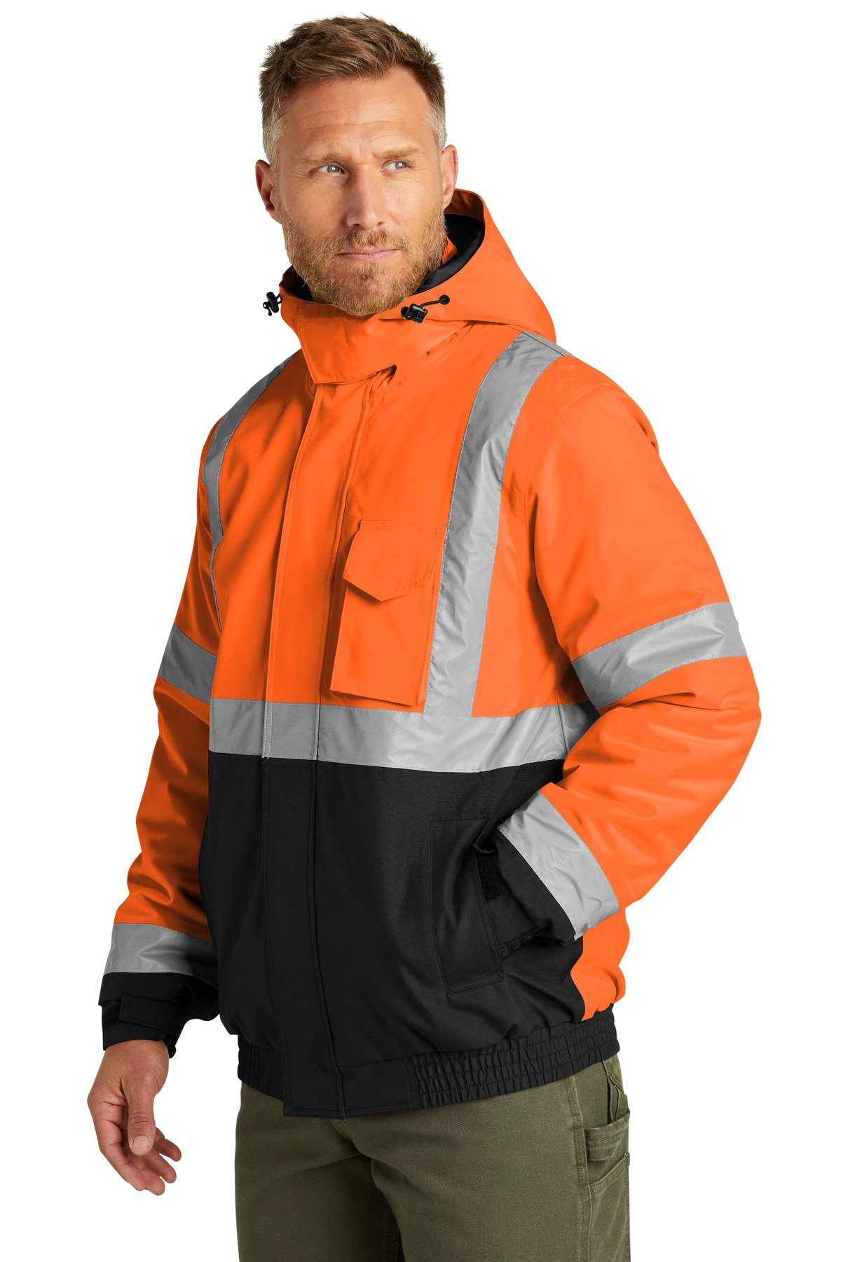 CornerStone ANSI 107 Class 3 Economy Waterproof Insulated Bomber Jacket CSJ500 9