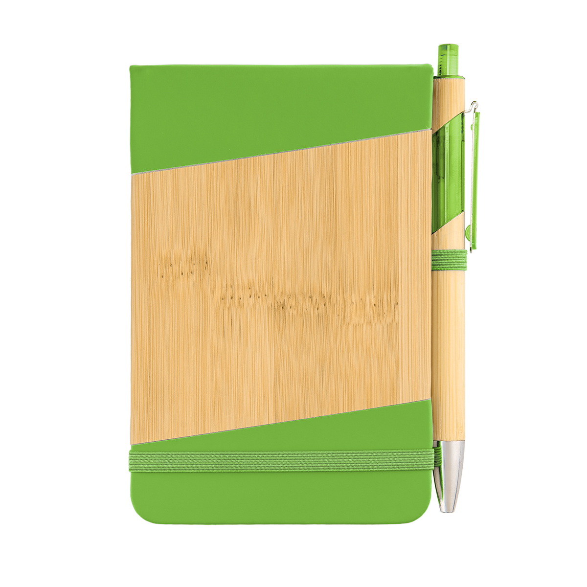 Bamboo Look Jotter & Pen 1