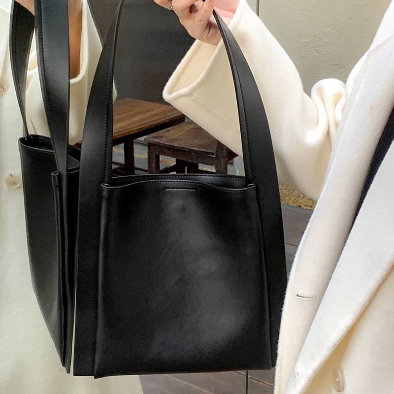 PU Leather Shopping Tote Bag, custom tote bag with logo imprint 5