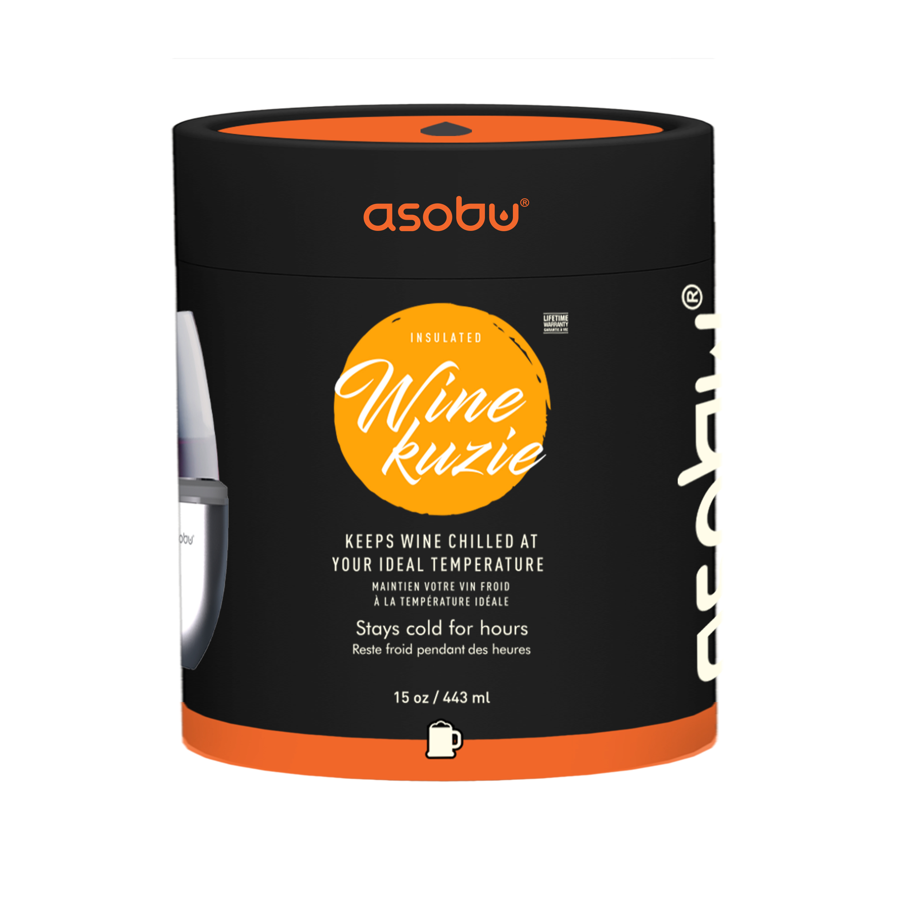 Asobu 15 Oz. Insulated Wine Cooler 8