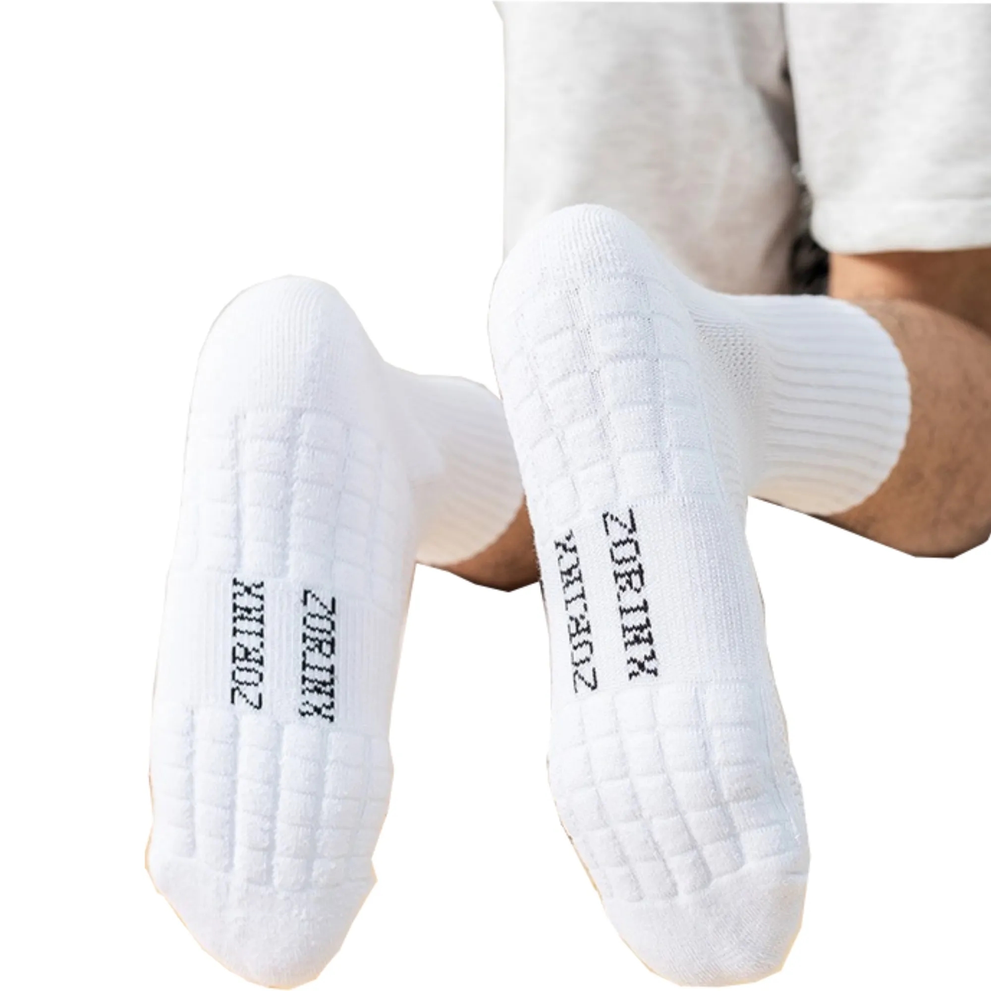 Classic Solid Color Mid Tube Cotton Sock 5
