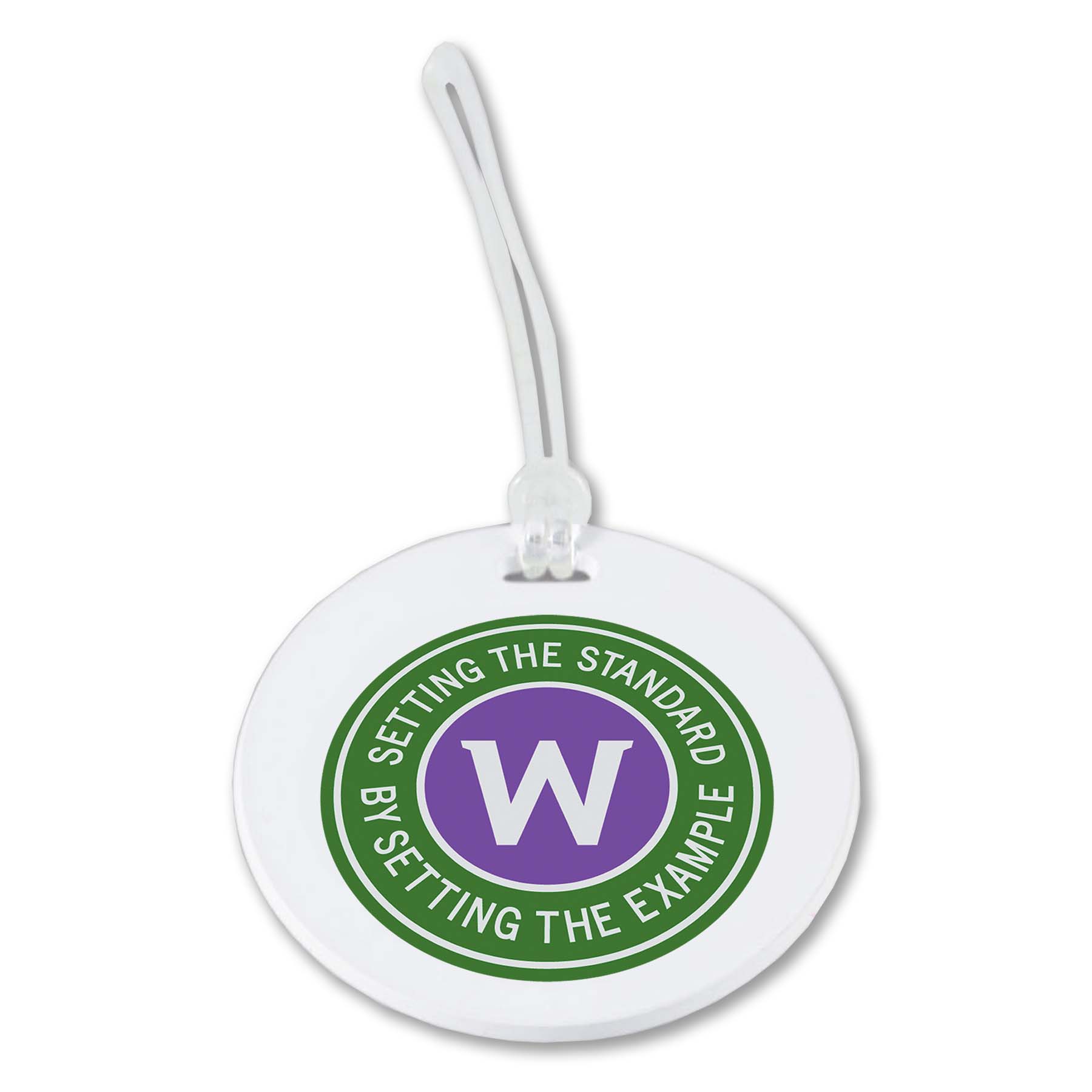 Round Luggage Tag