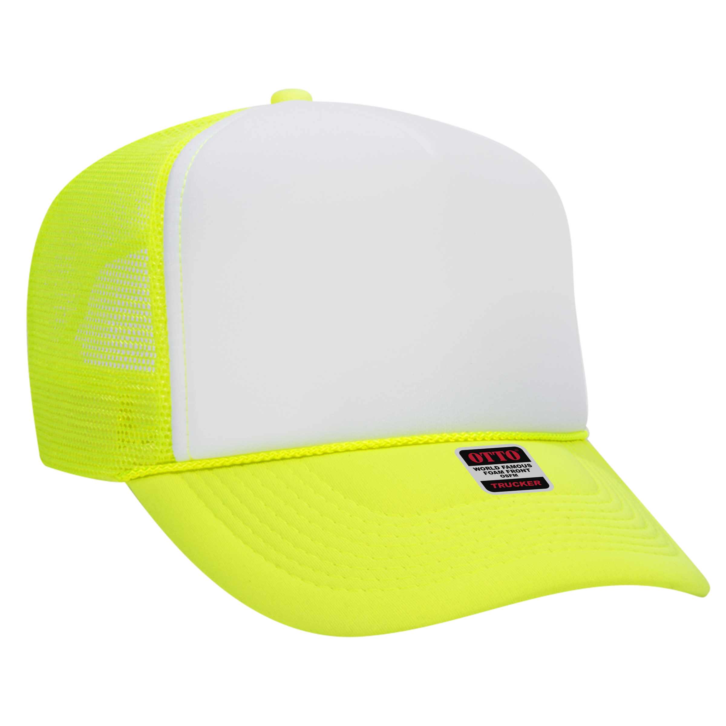 OTTO CAP® 5 Panel High Crown Mesh Back Trucker Hat 179
