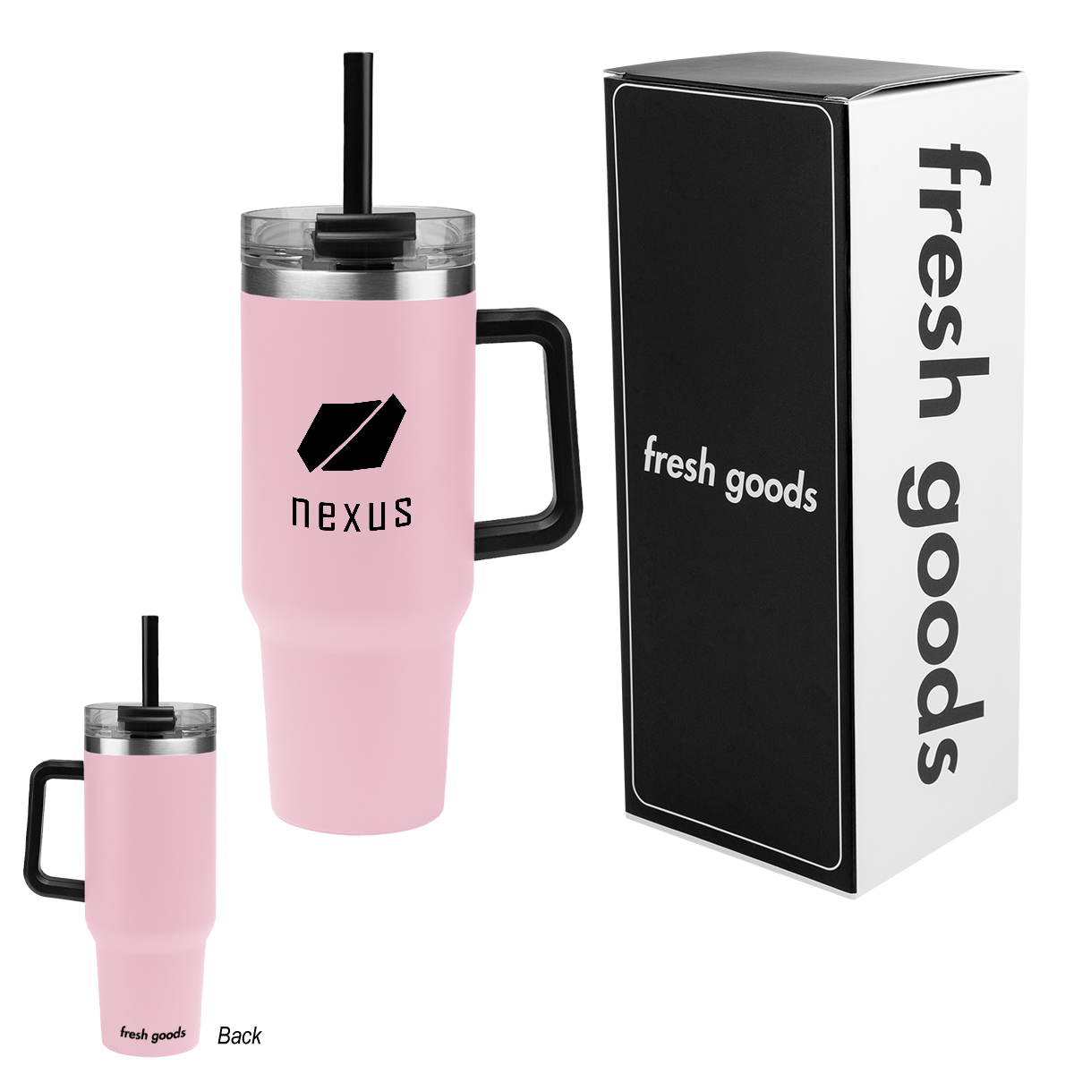 Fresh Goods 40 Oz. Intrepid Stainless Steel Tumbler 17