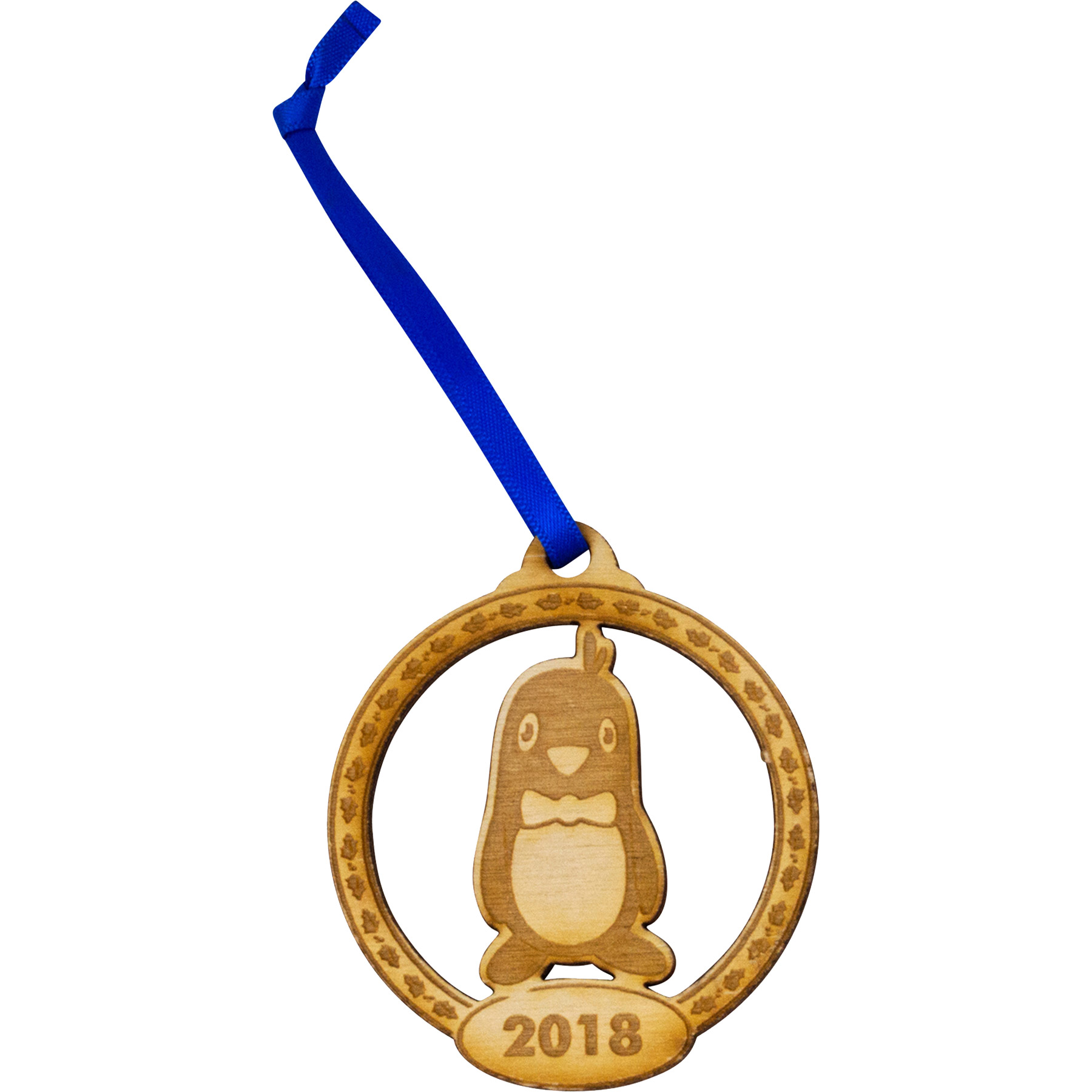 Wood Ornaments: 3" W x 3" H 2