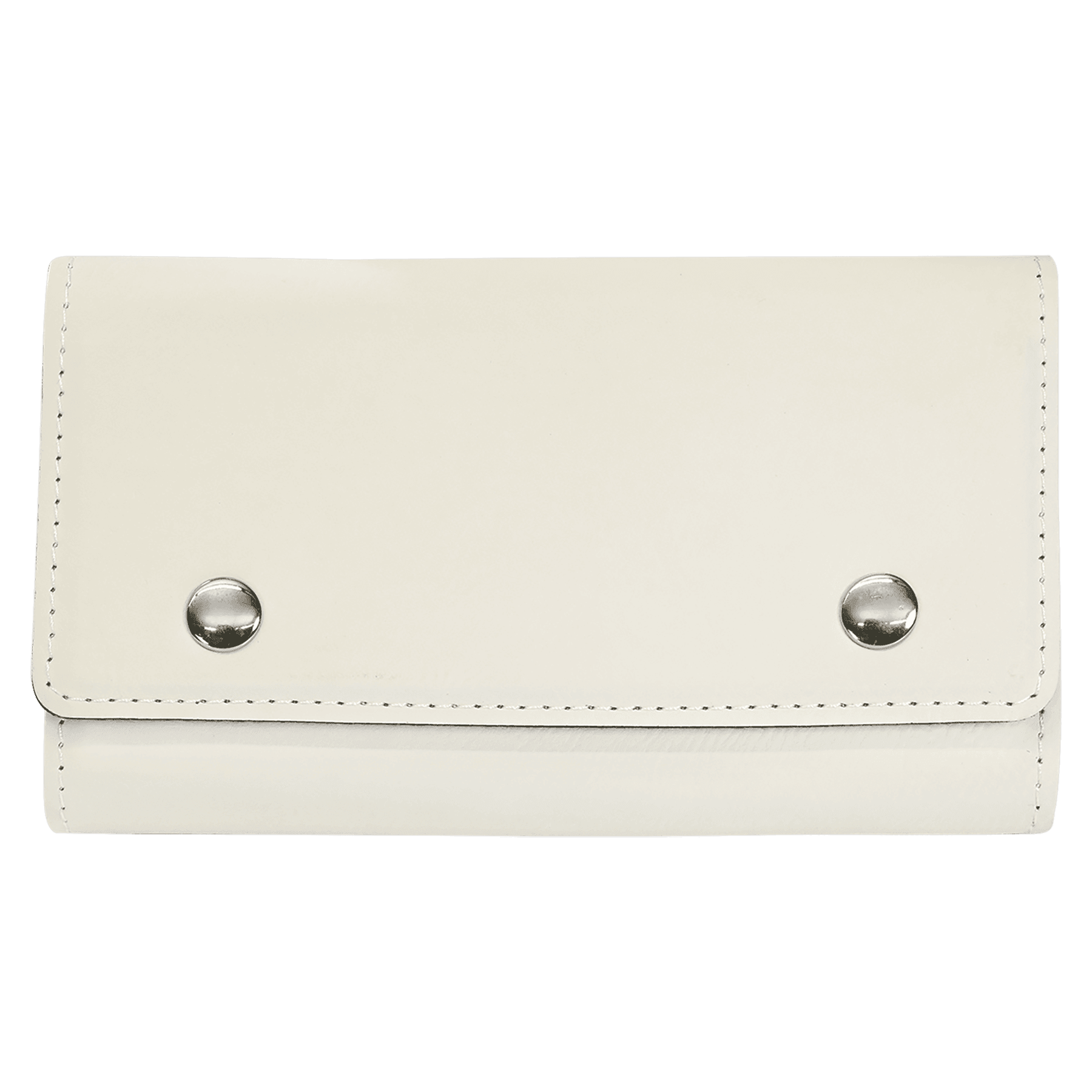 White Leatherette Card & Dice Set 3