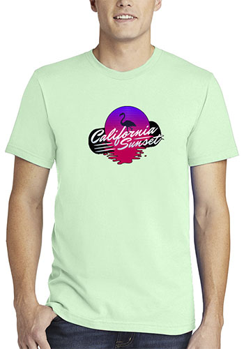 American Apparel Fine Jersey Short Sleeve Tee 107
