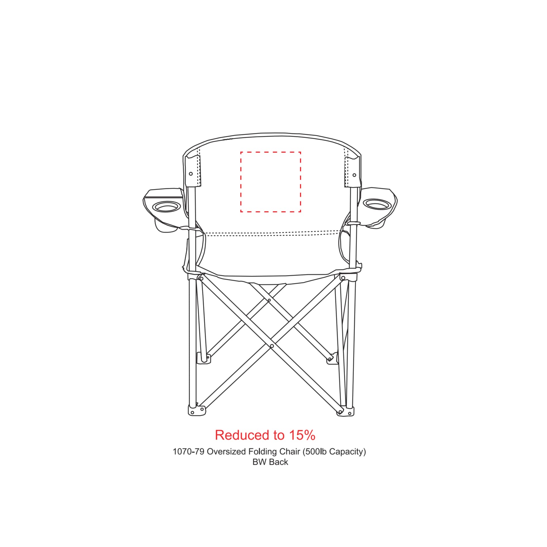 Oversized Folding Chair (500lb Capacity) 50