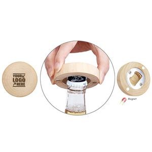 Charming Wooden Bottle Opener With Magnet 4