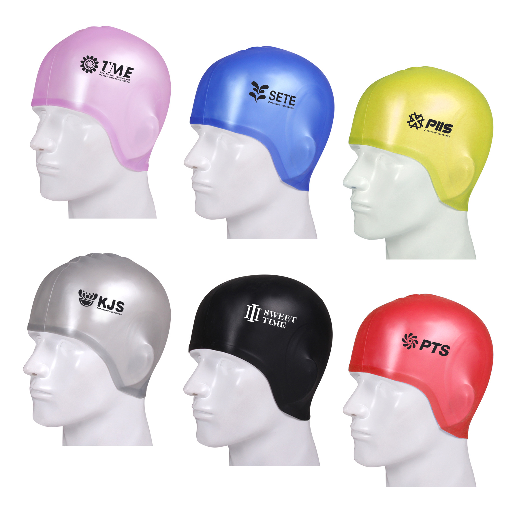 Adult Silicone Swimming Cap 1