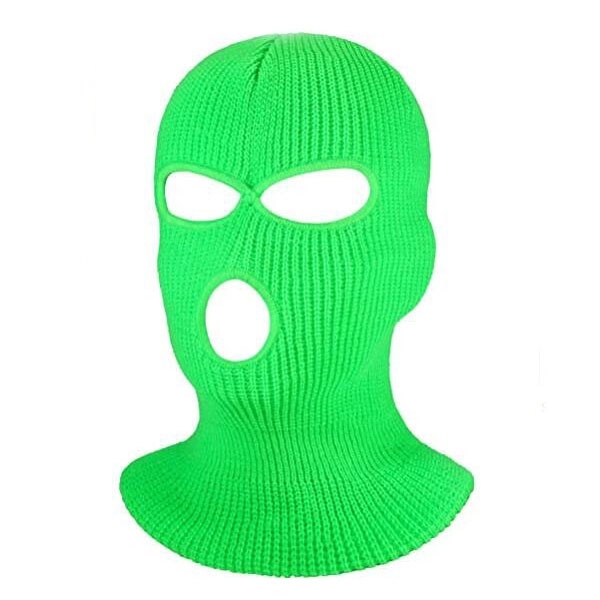 3-Hole Balaclava Knitted Full Face Ski Cover Mask 10