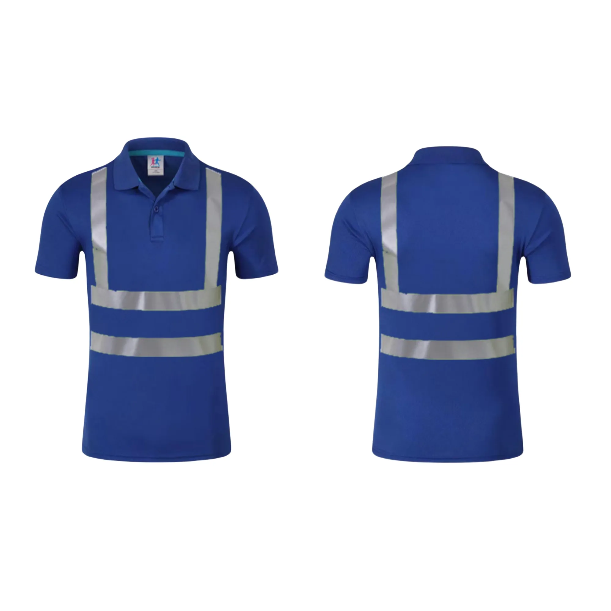 High-Visibility Polo Shirts With Reflective Strips 1