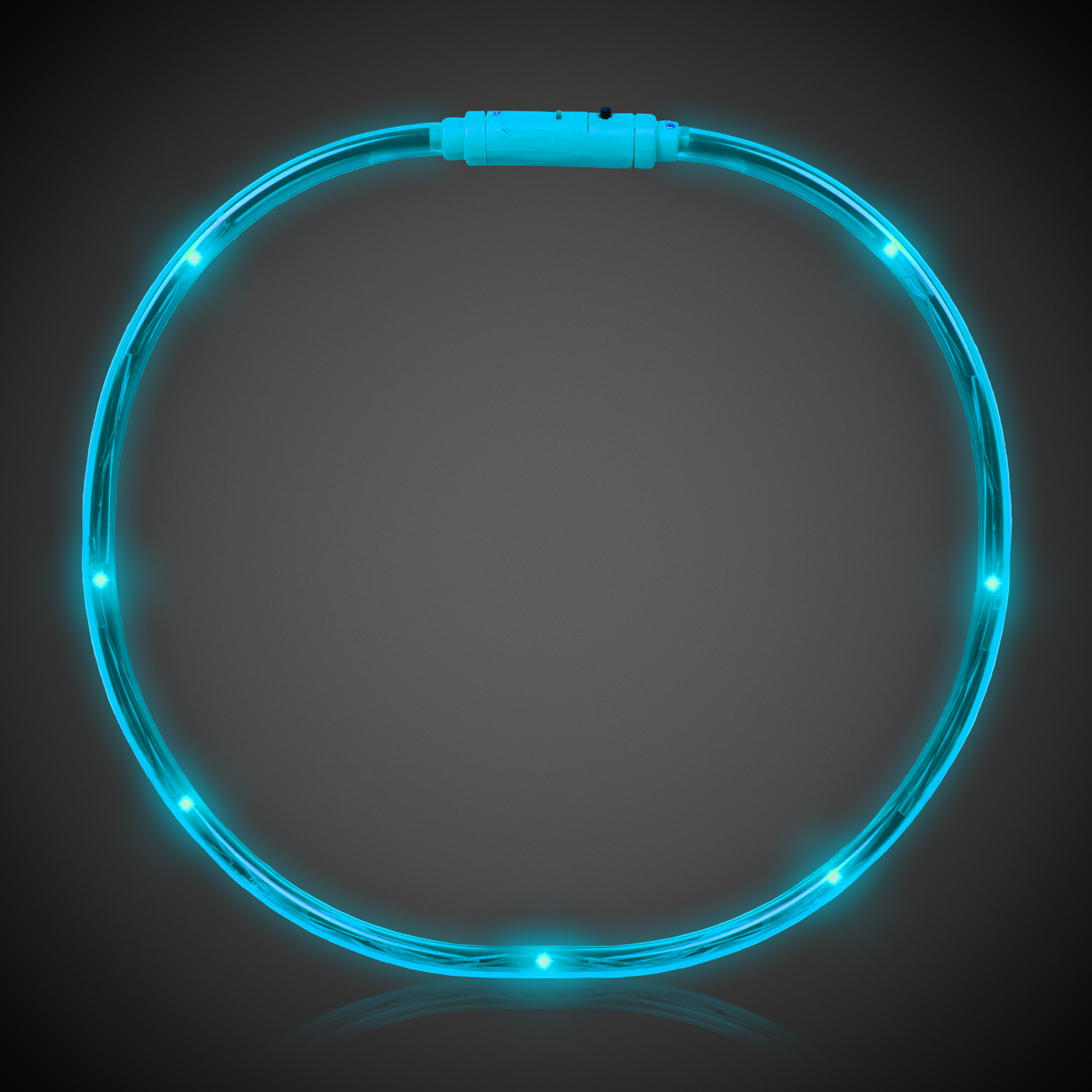 Blue Neon LED Necklaces 2