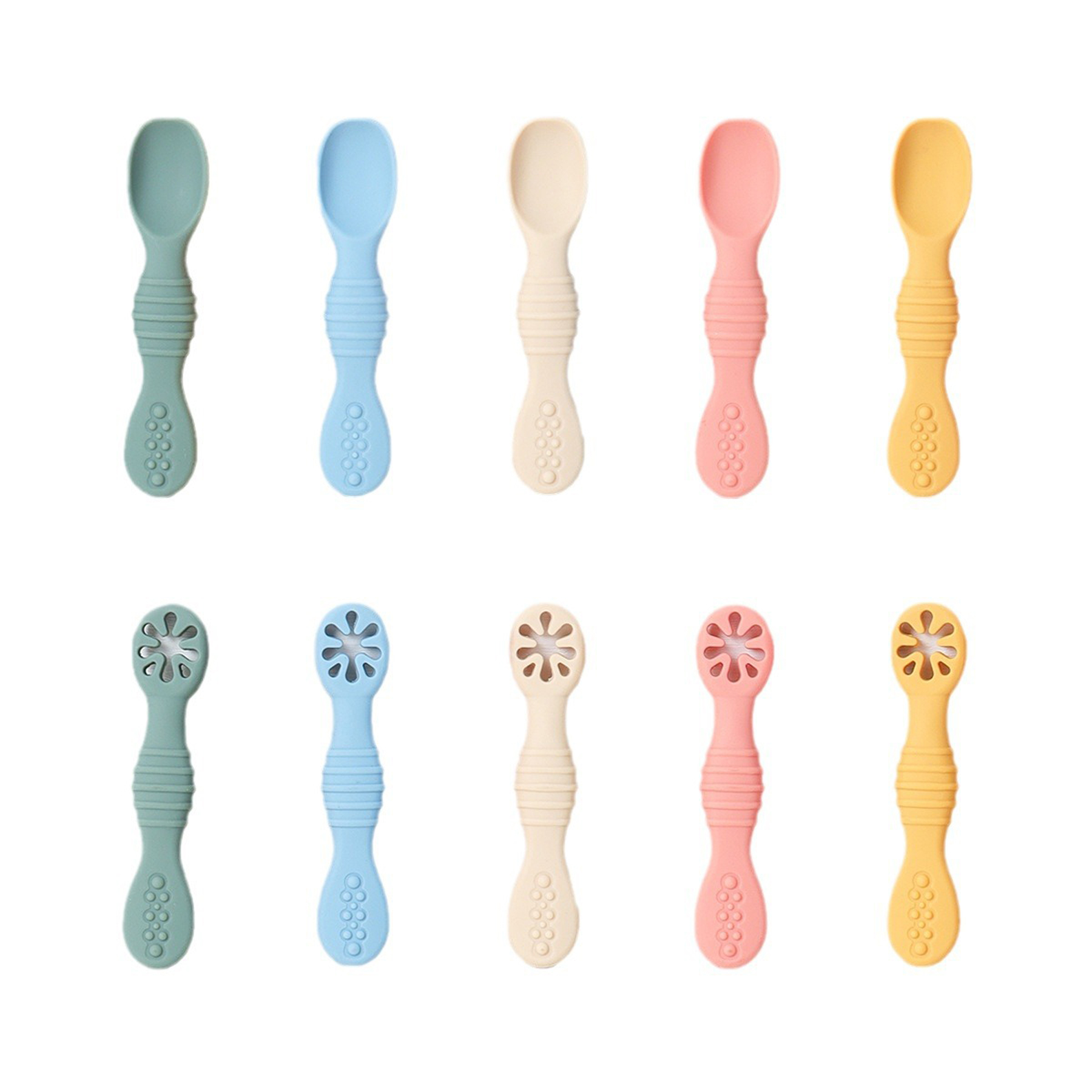 Silicone Baby Feeding Utensils 6-12 Months 3