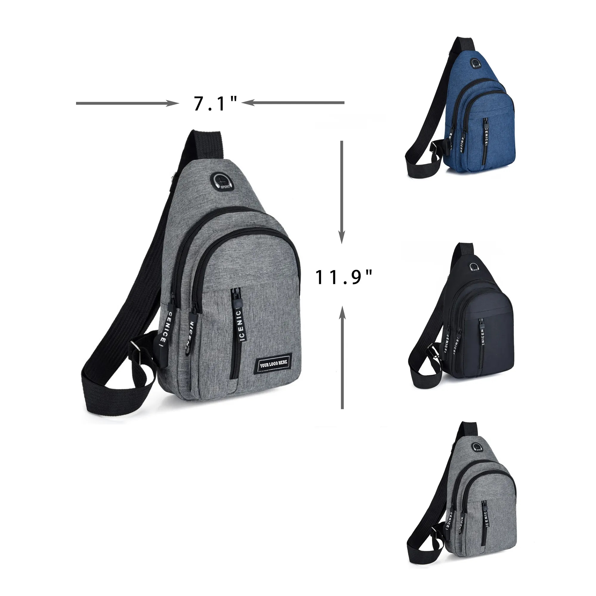 Oxford Sports Shoulder Bag MOQ100 6