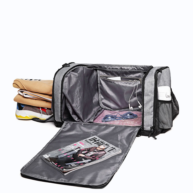 Sports Gym Bag / Wet Pocket And Shoes Compartment 3