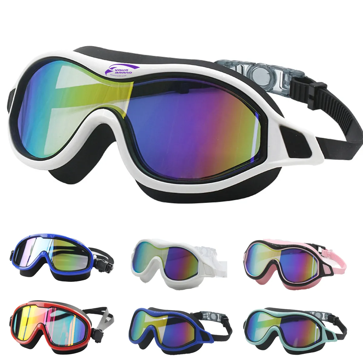 Polarized Swim Pool Anti UV Clear Vision Swimming Goggles 2