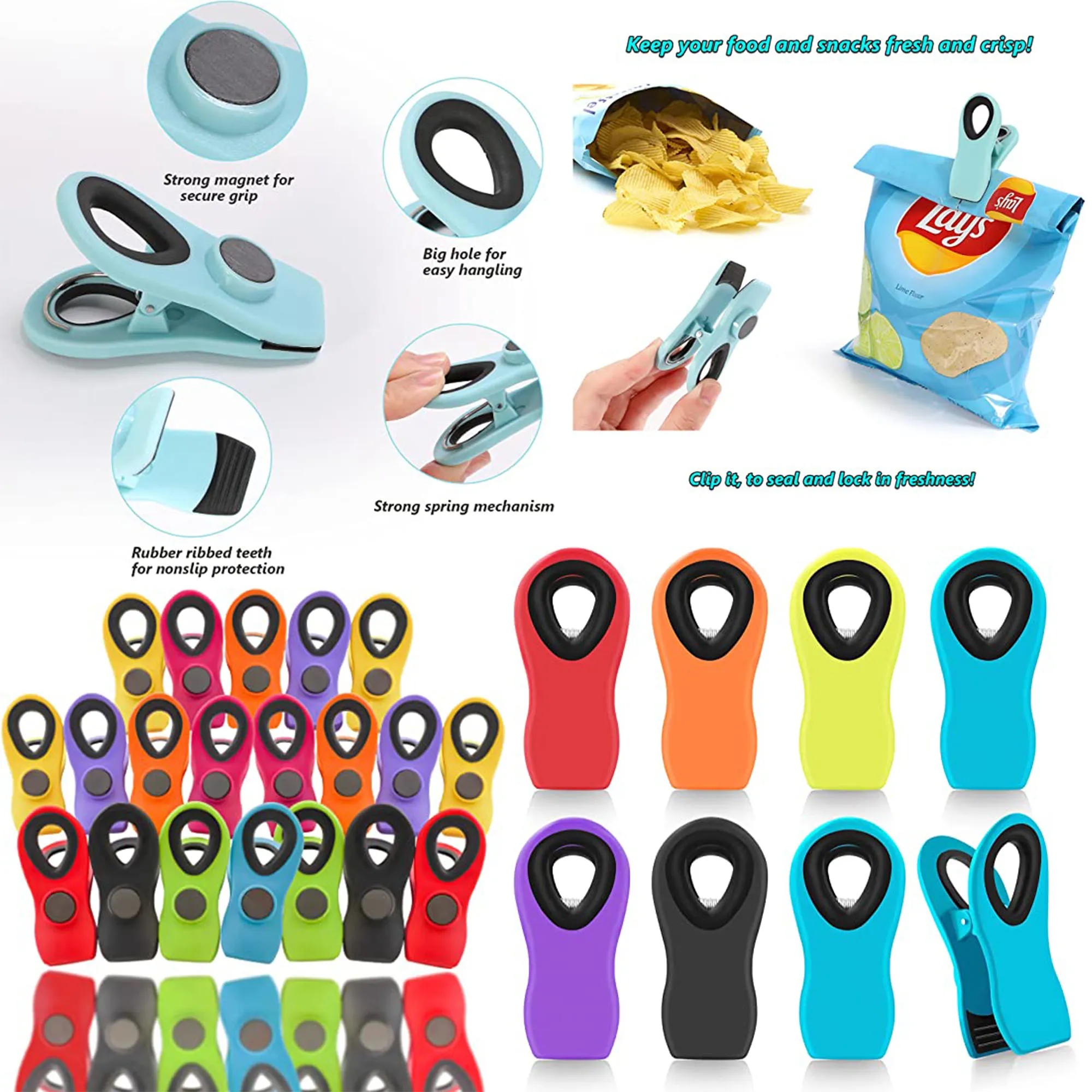 Magnetic Food Sealing Clip 3