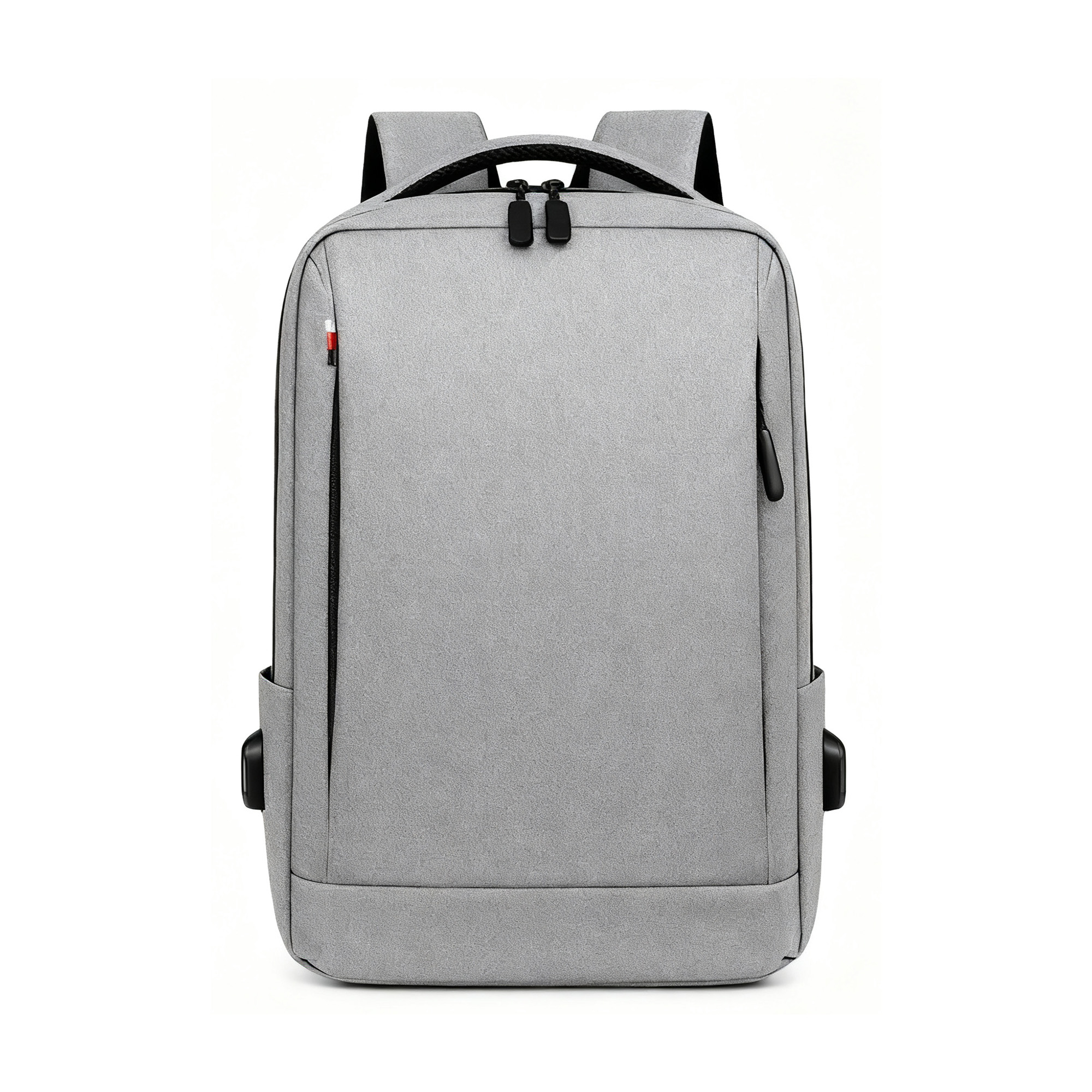 Water Resistant Laptop Daypack With USB Port 12.2 x 4.7 x 7.7" 7