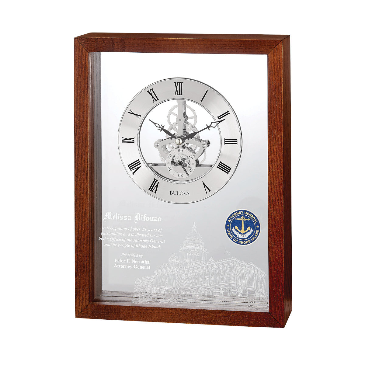 Bulova Shadowbox Clock 3