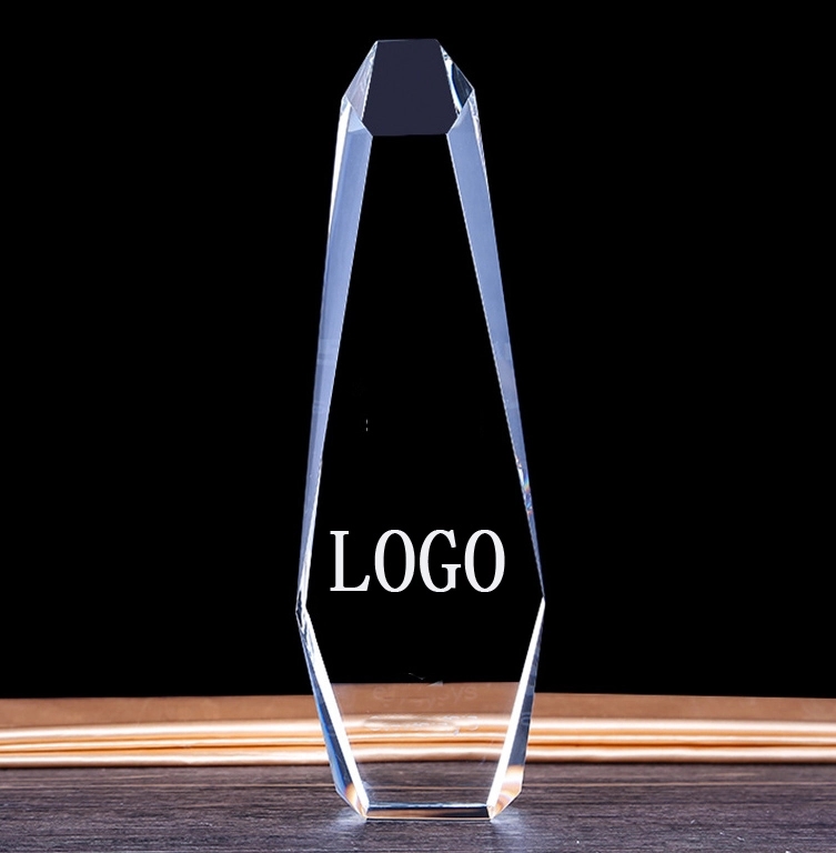 Engraved Crystal Iceberg Trophy 4