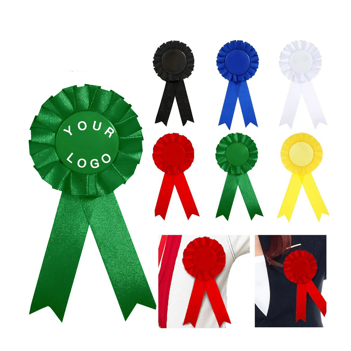 Event Tinplate Badge with Ribbon 1
