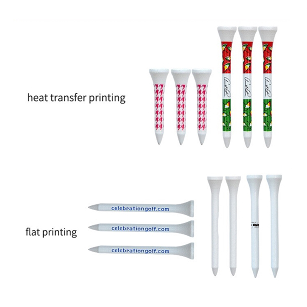 Golf Tees Professional Natural Wood 2