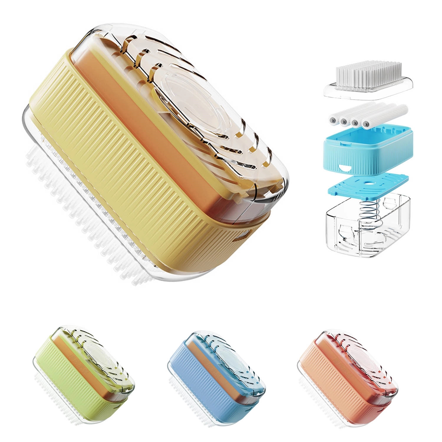 Soap Box With Rollers Brush 2