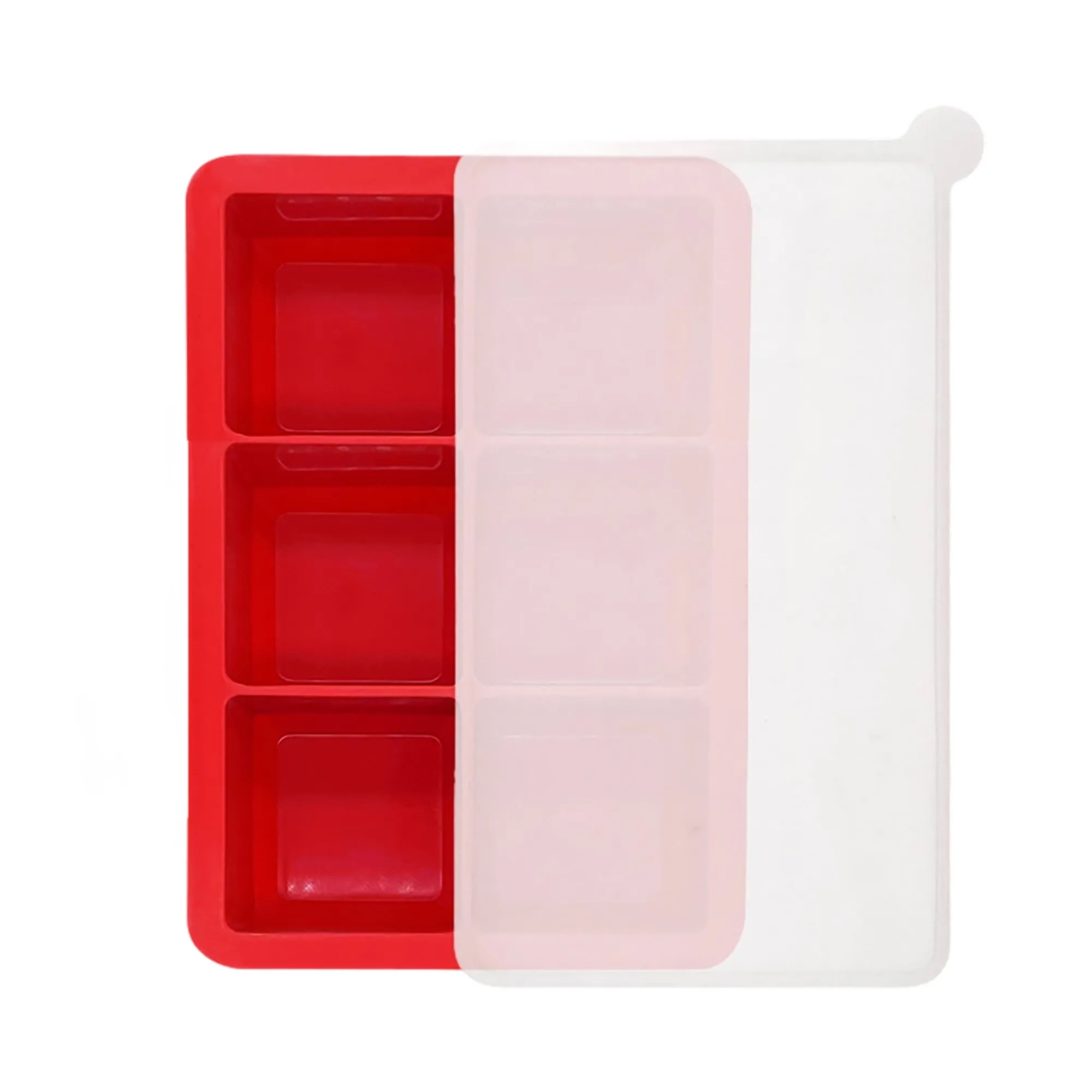 15-Slot Silicone Ice Cube Tray with Lid 8