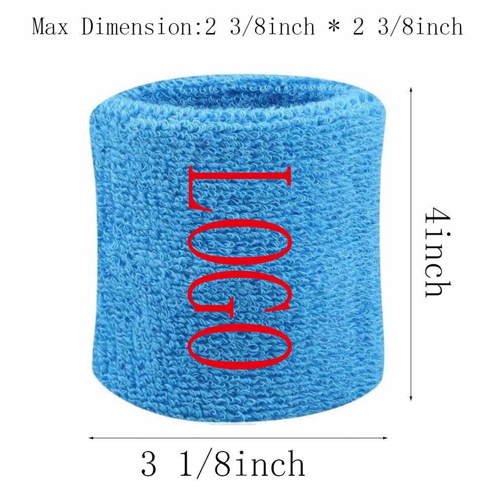 Colorful Cotton Unisex Sport Sweatband Wristband 4