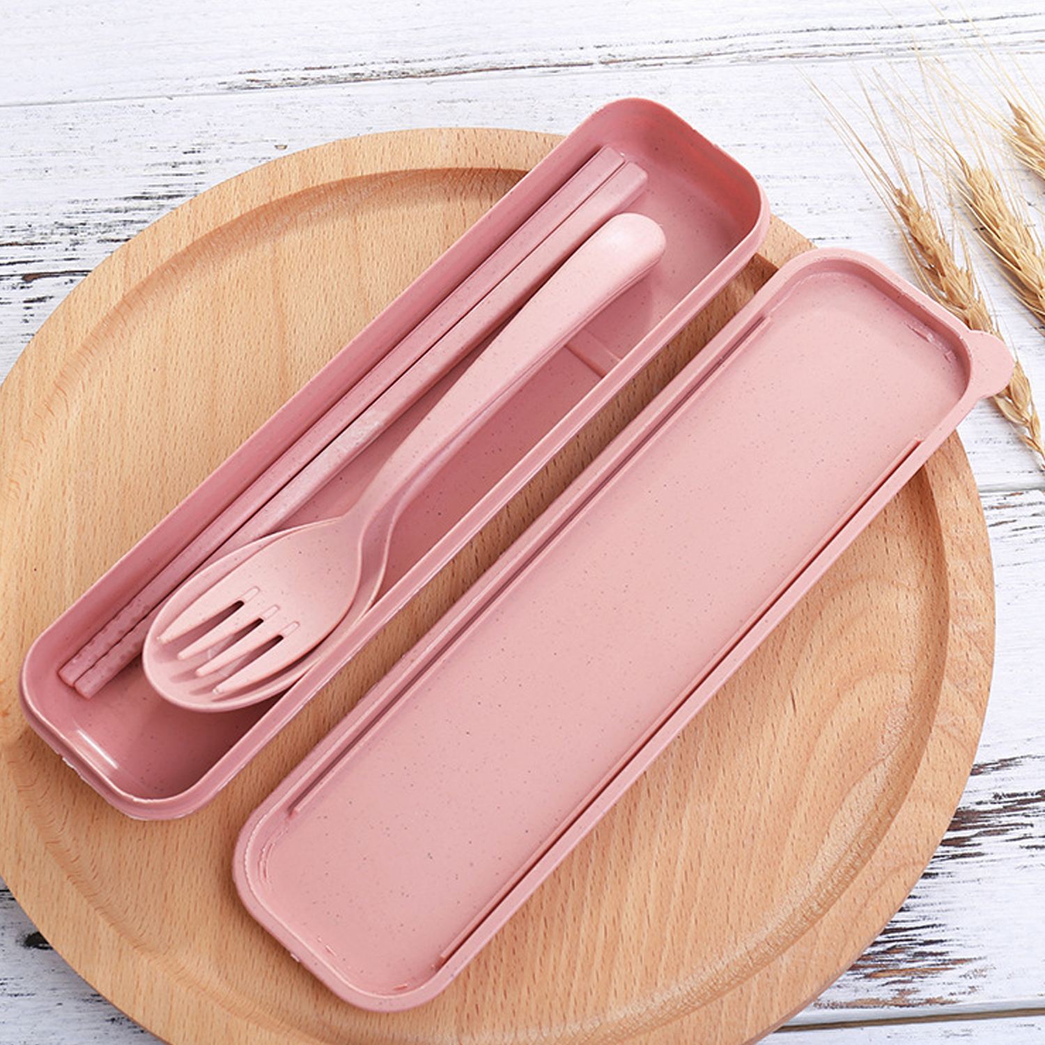 Wheat Straw Spoons Knives Forks Set 5