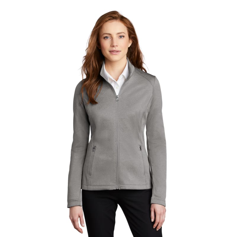 Port Authority Women's Diamond Heather Fleece Full-Zip Jacket 5