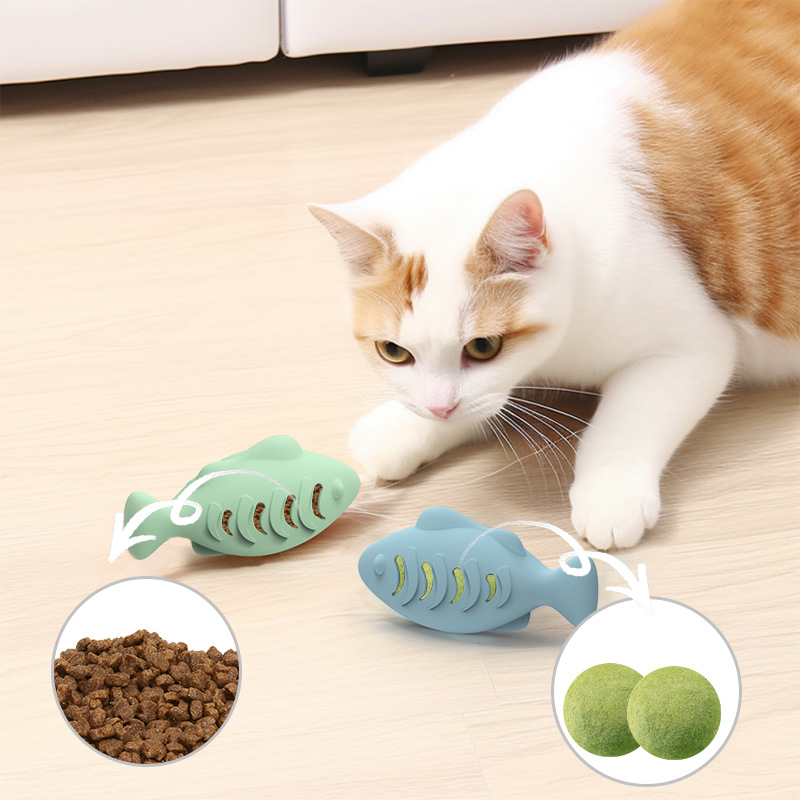 Cat Toy Silicone Fish 3