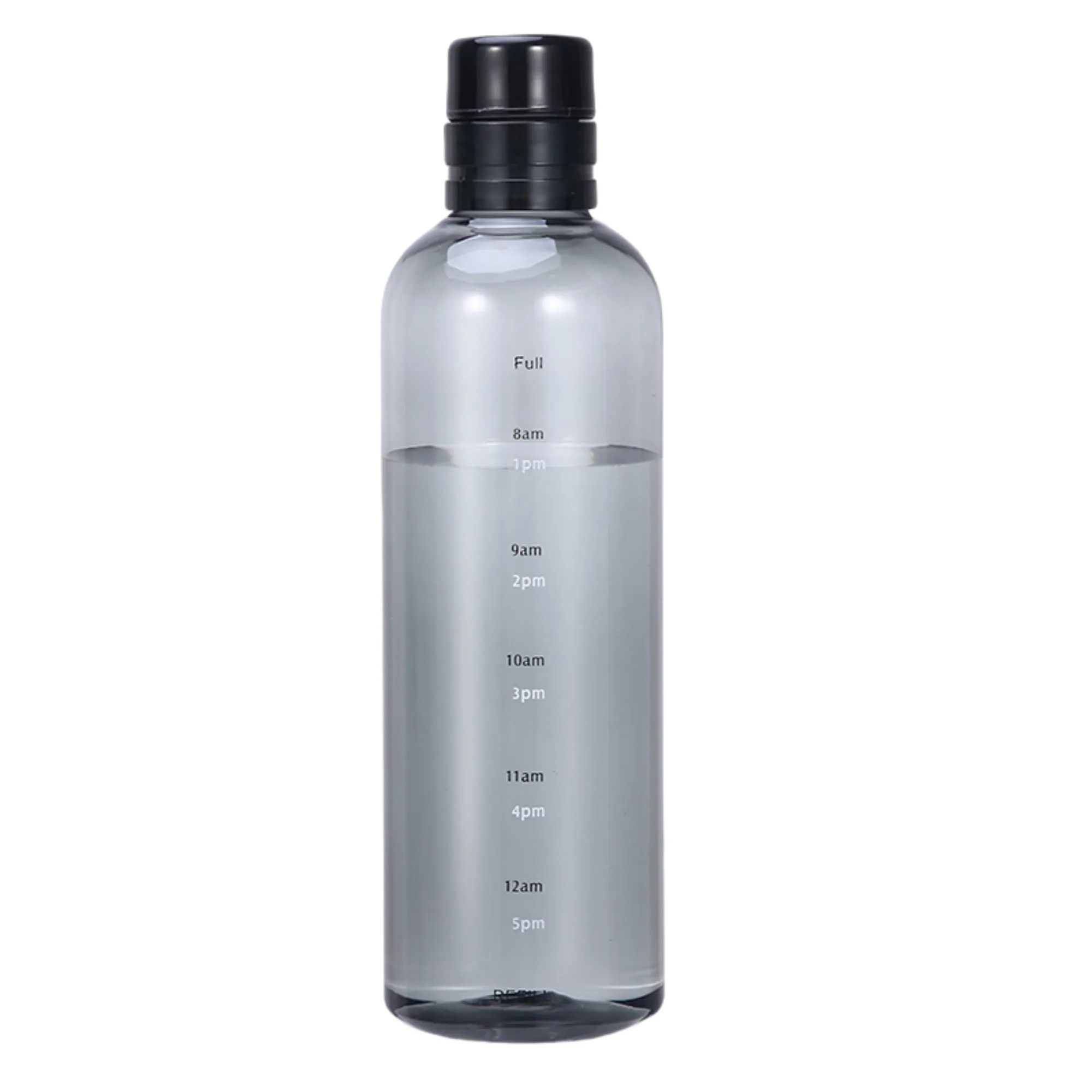 Portable Clear Time Marker Water Juice Bottle 3