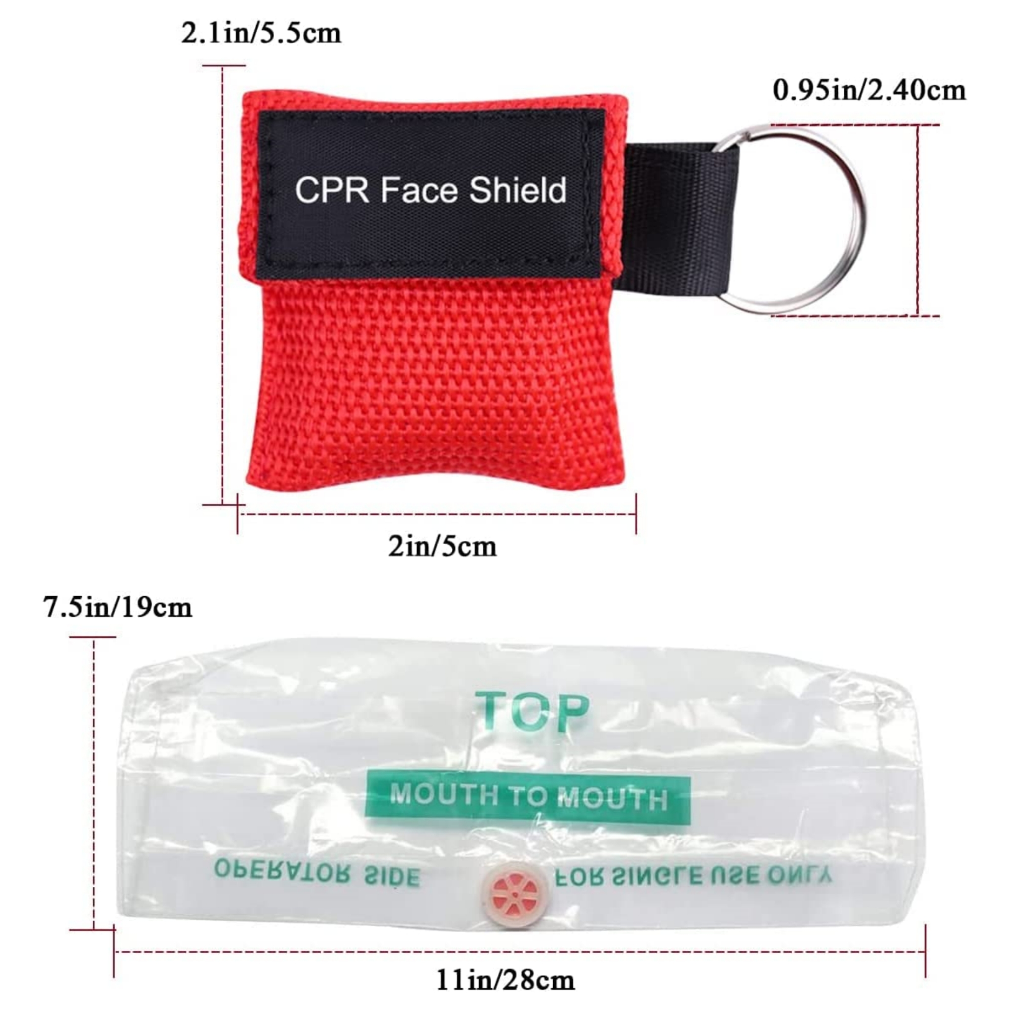 Small CPR Face Shield Mask MOQ20 2