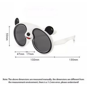 Panda Shape Kids Cartoon Silicone Sunglasses 2