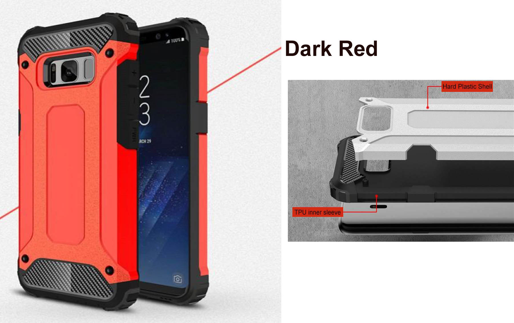 iBank ® Galaxy Case compatible with Galaxy A17,A16, A15, A14, A54, A35, A35, A03S 1