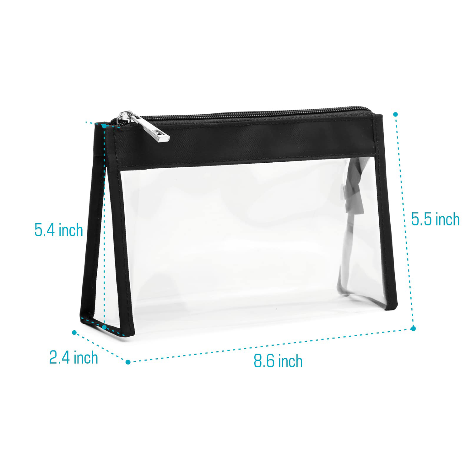 Clear Cosmetics Bag for Vacation 7